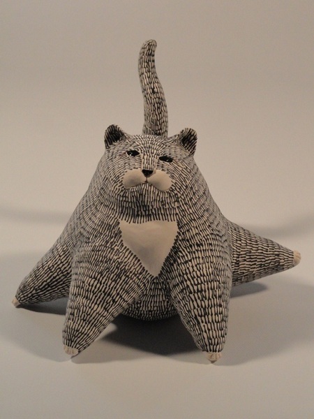 2011 Catful (7''x5''x4'') Porcelain Catful