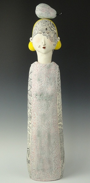 2012 The Dreamer (32''x7''x6'') Porcelain, Earthenware The Dreamer