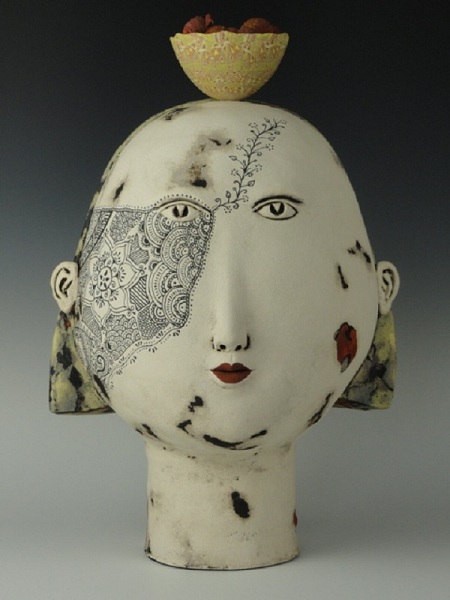 2012 Dreaming of a Bowl of Lychee (18''x12''x12'') Porcelain, Earthenware Dreaming of a Bowl of Lychee